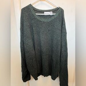 KingSize 5XL Teal Marble Sweater